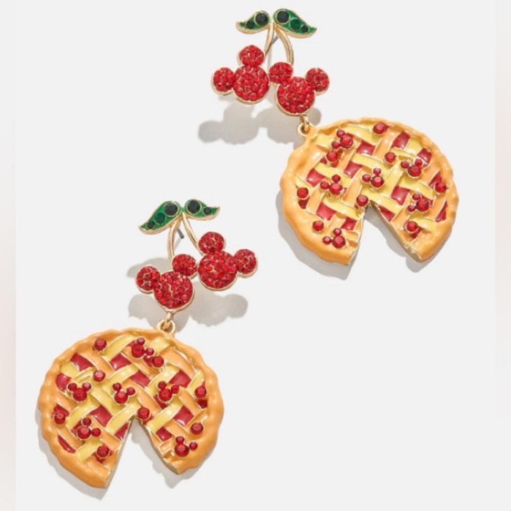 NWT- Cherry 🍒 Pie Mickey Earings